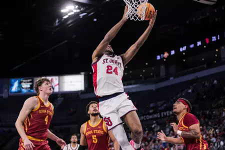 No. 15/13 Iowa State Outlasts No. 14/15 St. John’s, 83-82 Image