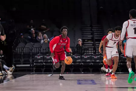 Joson Sanon chipped in 16 points, while recording a season- and game-high four three-pointers.