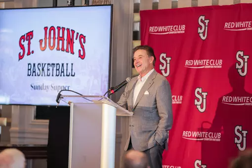 St. John's Men's Basketball hosts "Sunday Supper" at Russo's on the Bay, Sept. 21, 2025.