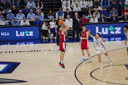 Guard Lefteris Liotopoulos registered a game- and career-high 17 points off the bench for the Johnnies. The sophomore went converted on five three-pointers to lead all players.