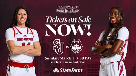 Tickets On Sale MSG Game- WBB vs. UConn 3.1.26