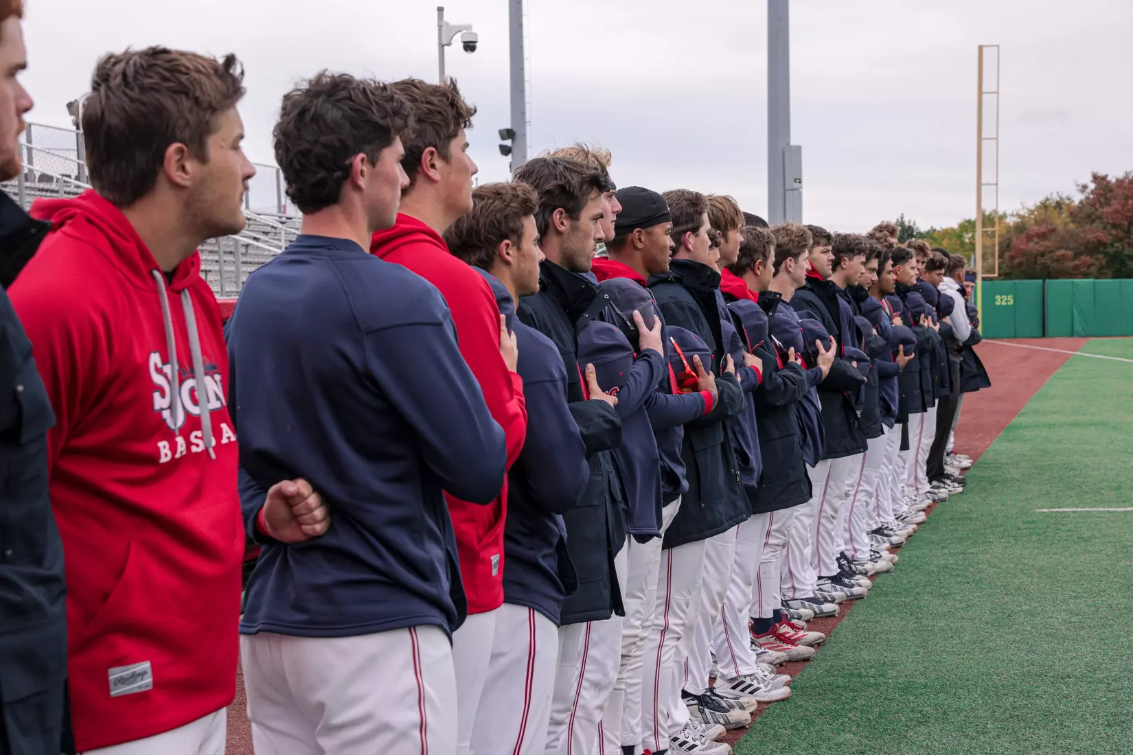 St. John's Baseball honoring the legacy of Michael Weinberg and Anthony Varvaro.