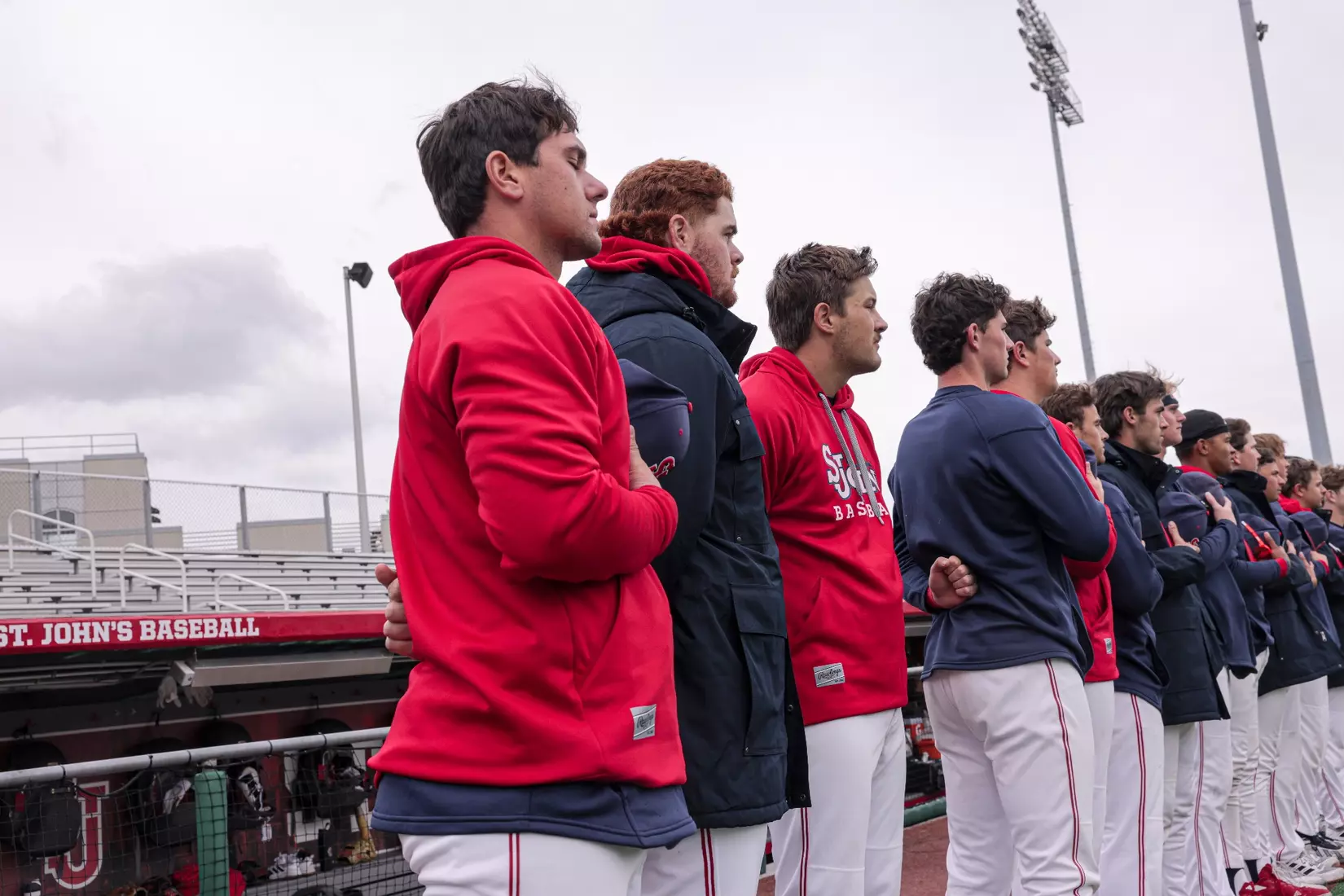 St. John's Baseball honoring the legacy of Michael Weinberg and Anthony Varvaro.