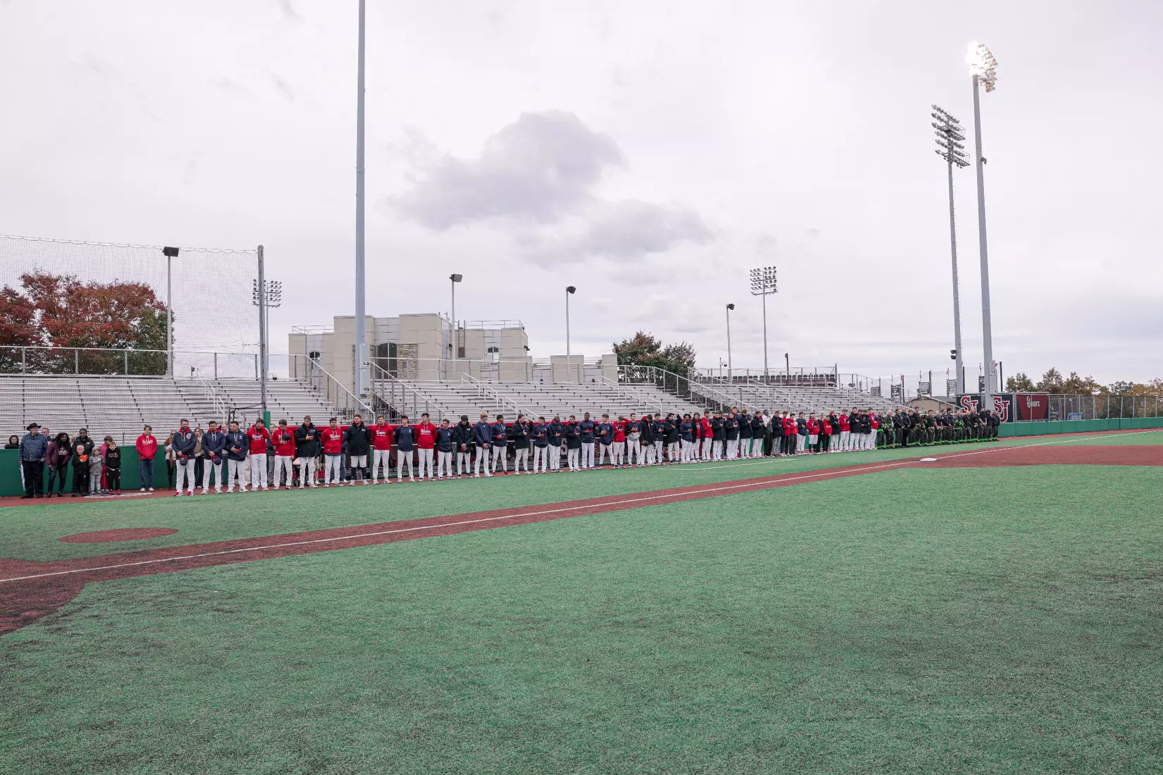 St. John's Baseball honoring the legacy of Michael Weinberg and Anthony Varvaro.