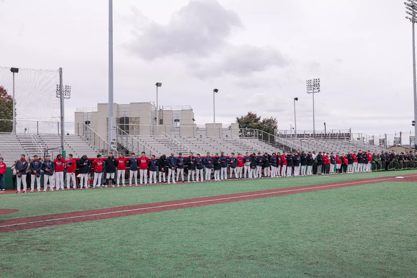 St. John's Baseball honoring the legacy of Michael Weinberg and Anthony Varvaro.