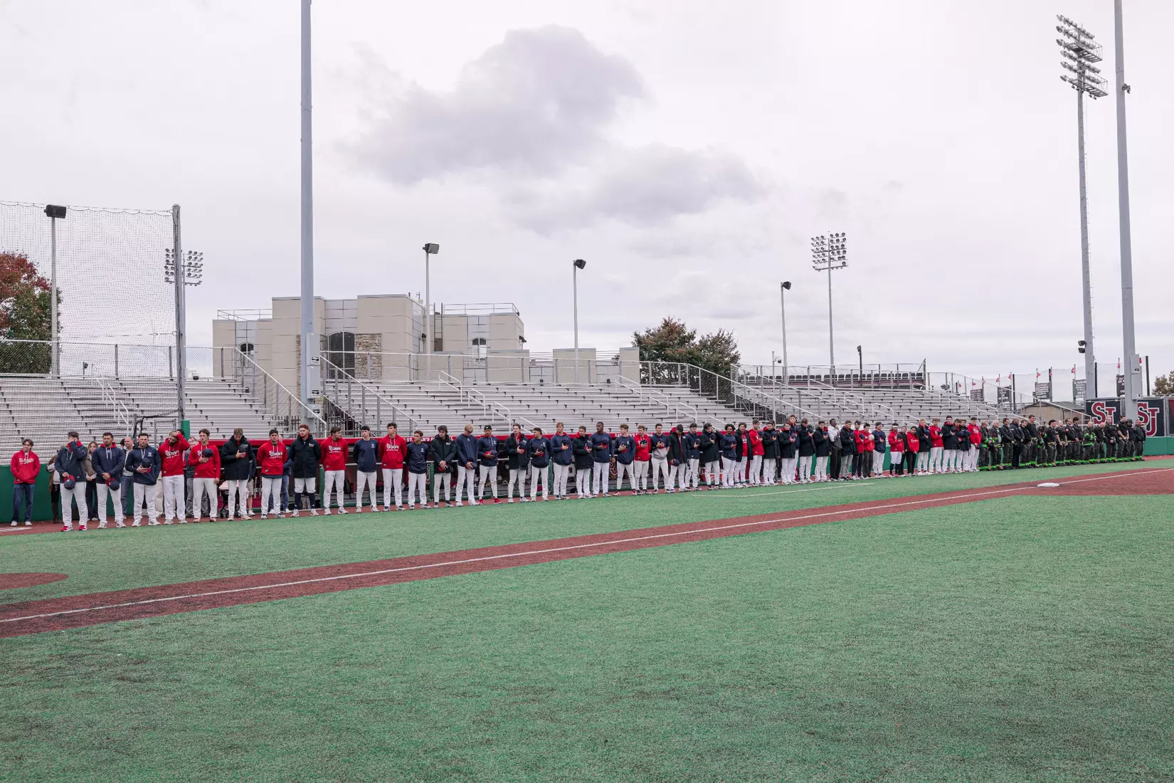 St. John's Baseball honoring the legacy of Michael Weinberg and Anthony Varvaro.
