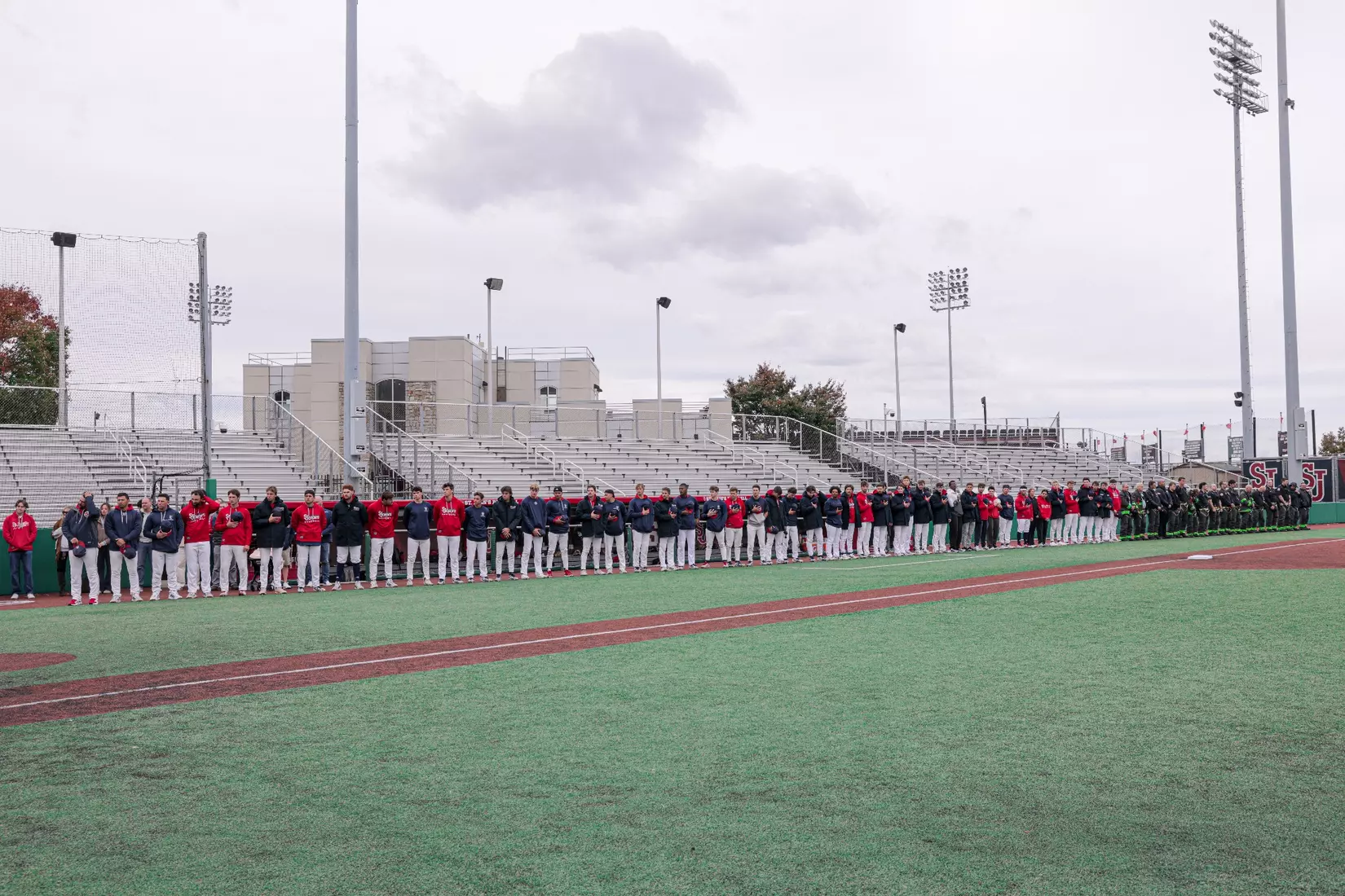 St. John's Baseball honoring the legacy of Michael Weinberg and Anthony Varvaro.