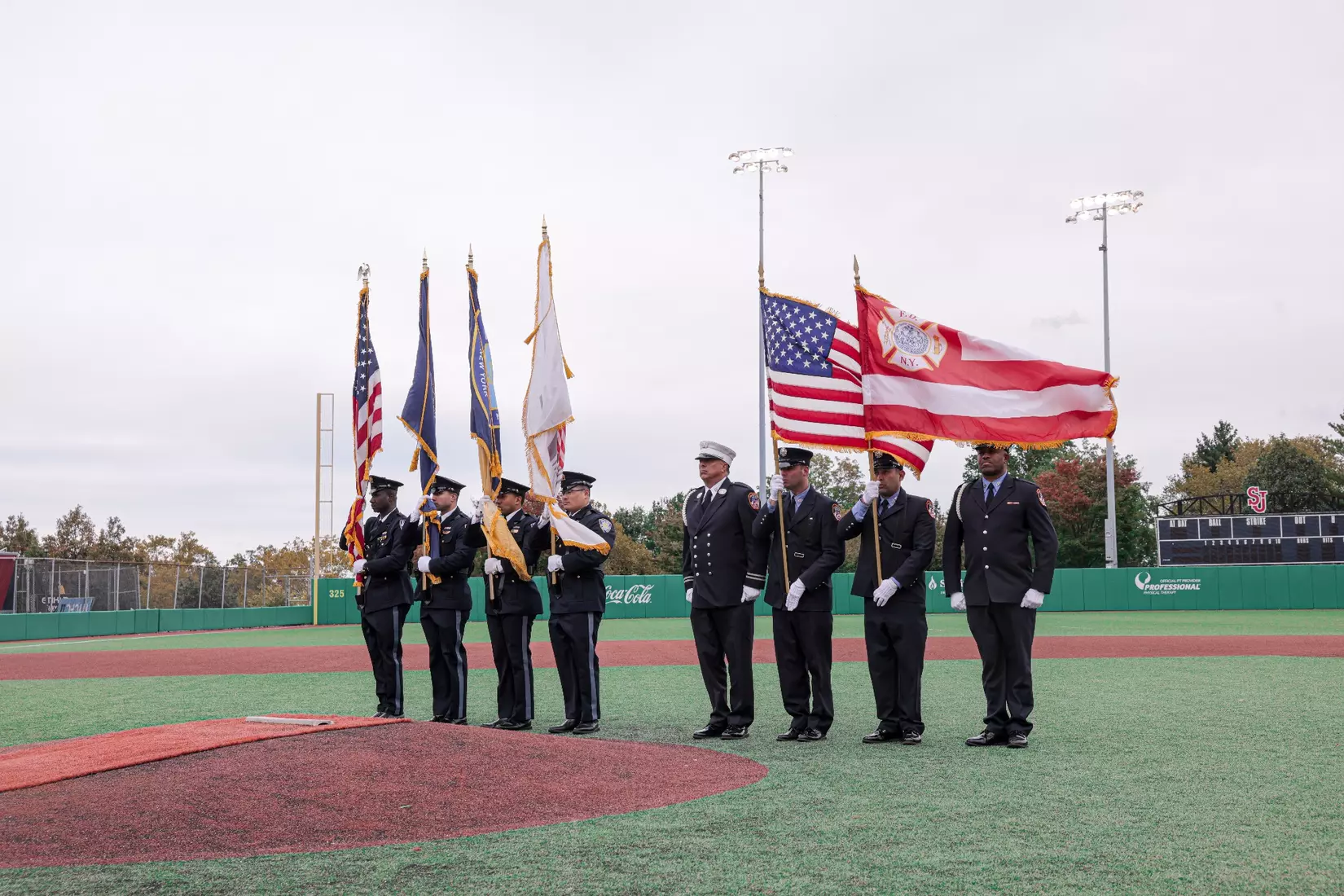 St. John's Baseball honoring the legacy of Michael Weinberg and Anthony Varvaro.