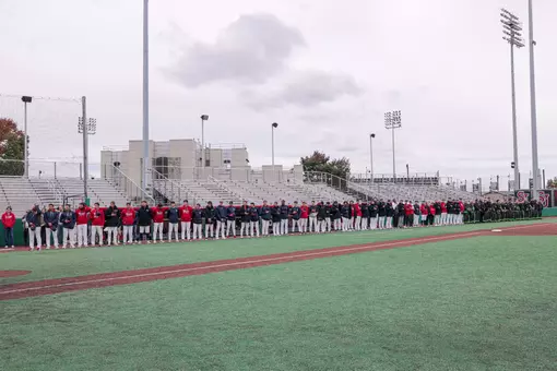 St. John's Baseball honoring the legacy of Michael Weinberg and Anthony Varvaro.