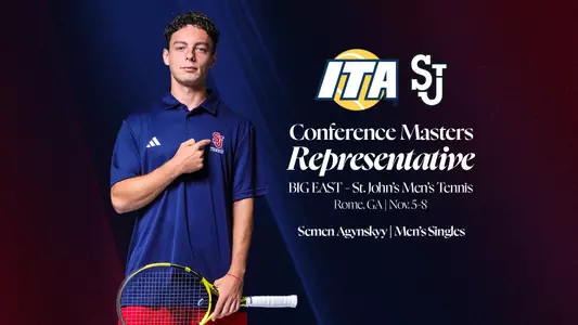 Semen Agynskky selected as BIG EAST Representative for 2026 ITA Conference Masters Championship
