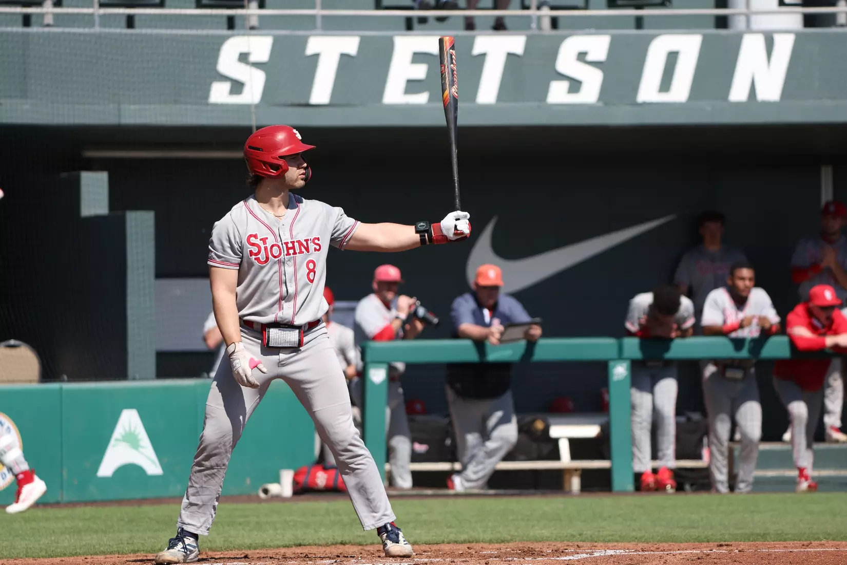 Adam Agresti drew a walk and got the start behind the dish.