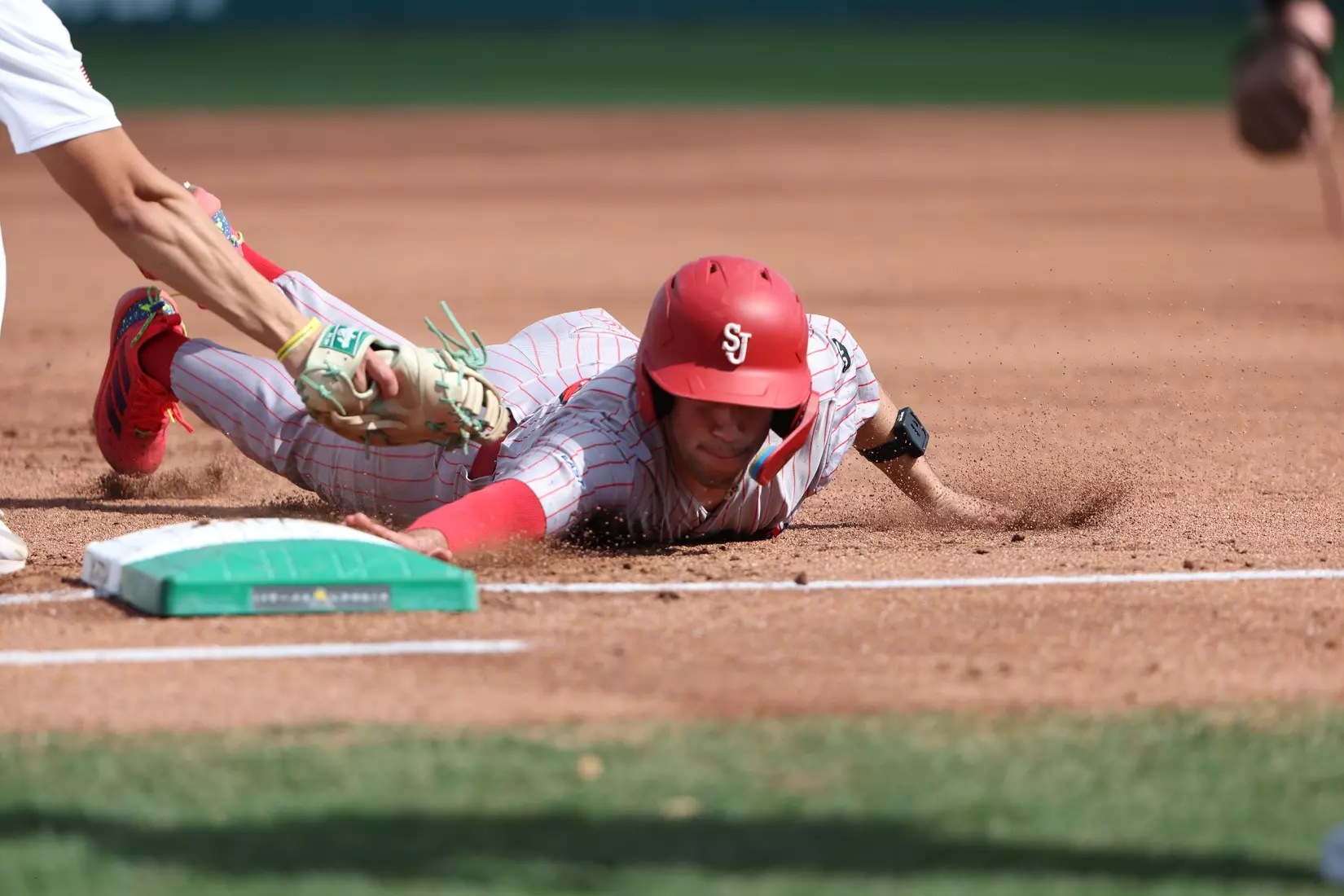 The Red Storm stole four bases.