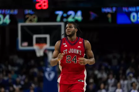 Zuby Ejiofor became the 54th player in program history to score 1,000 career points at St. John's