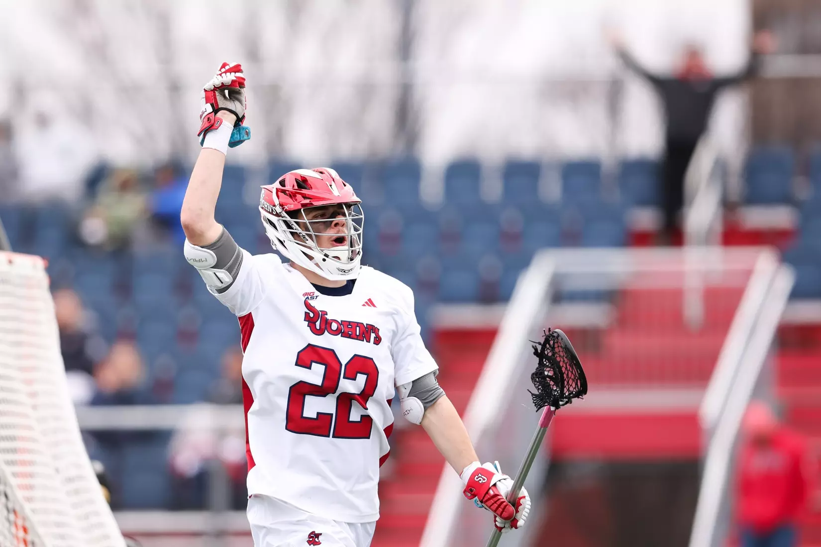 Jason Pagano recorded his first collegiate goal on Saturday against Bryant
