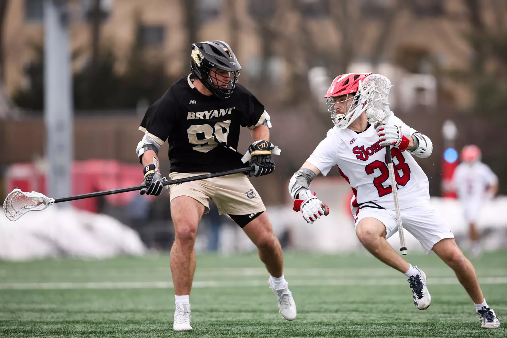 Adrian Nowak earned one assist for one point against the Bulldogs