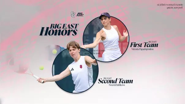 Victoria Papadopoulou Selected to All-BIG EAST First Team; Noemi Babikova Earns Second Team Honor