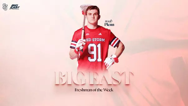Noah Plenn Named BIG EAST Freshman of the Week