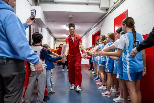 WBB Lineup tunnel