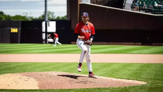 Victor Frederick earned his fifth save of the season while finishing out the final inning and striking out 2