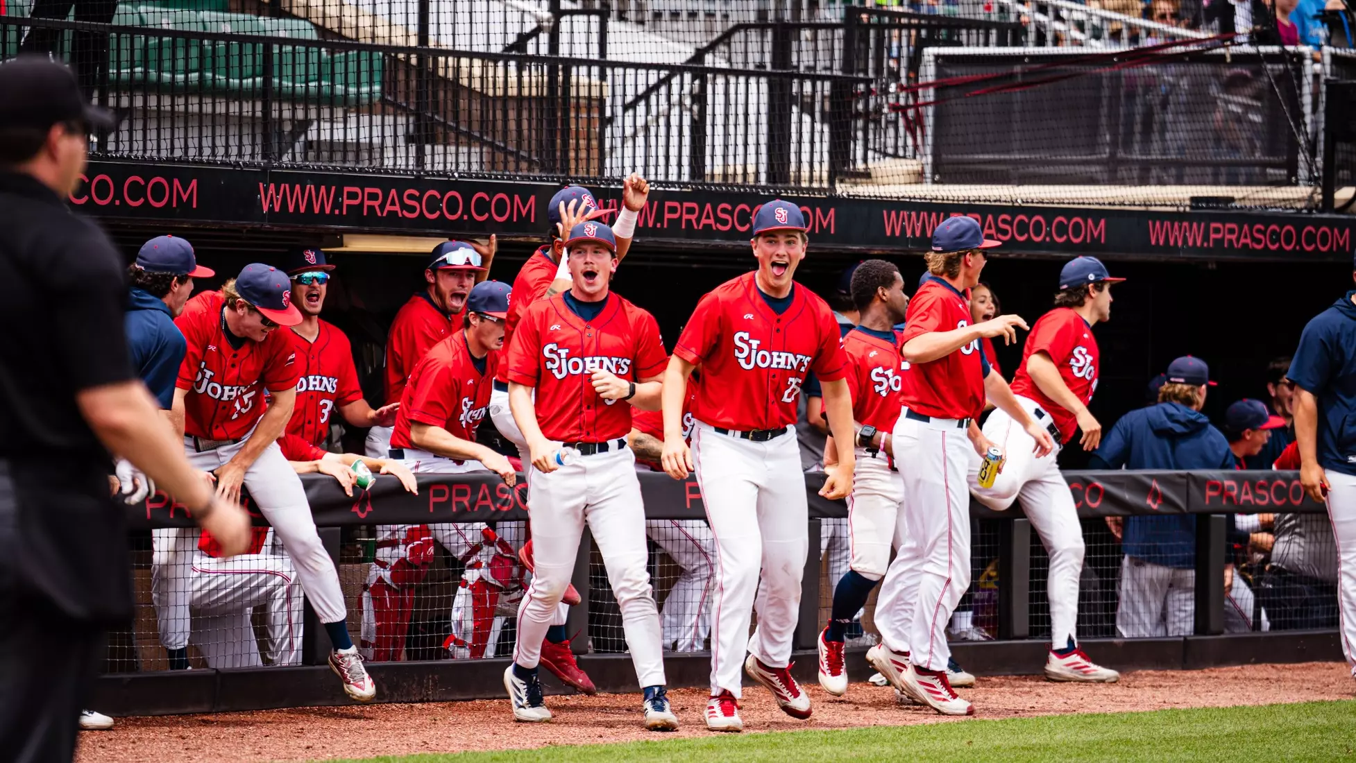 Team Dugout Win Celebration