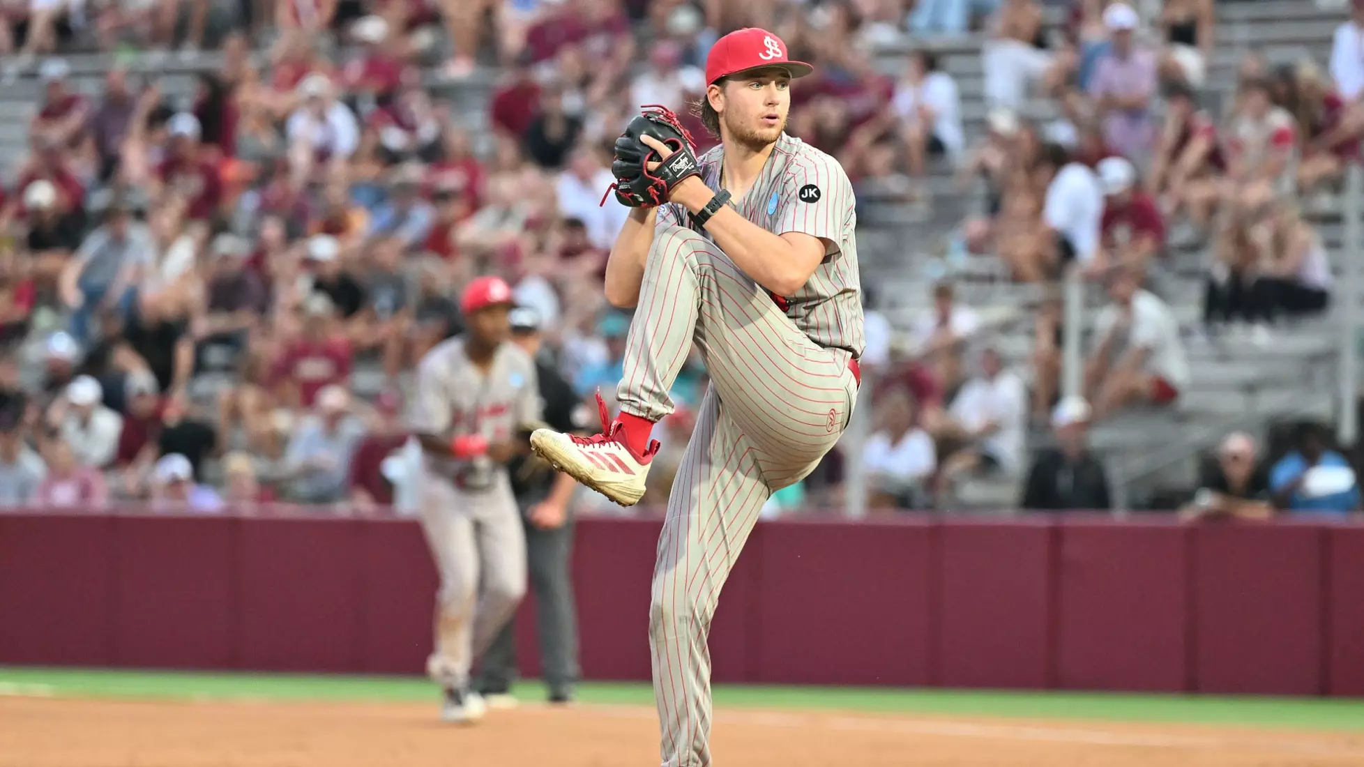 Victor Frederick aided the Red Storm pitching staff to 3.2 innings of scoreless relief as the Johnnies defeated the Seminoles, 6-5.