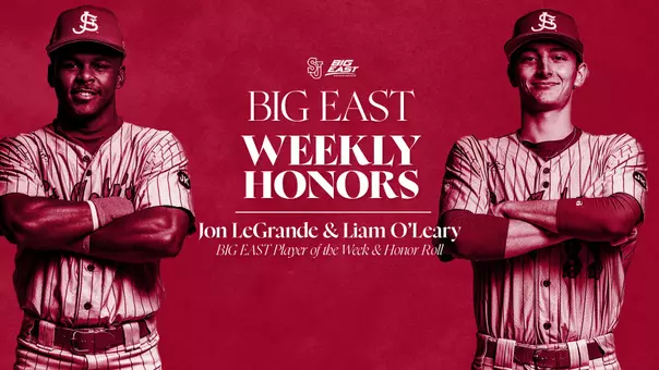 Baseball BIG EAST Weekly Honor Roll 5.4.26