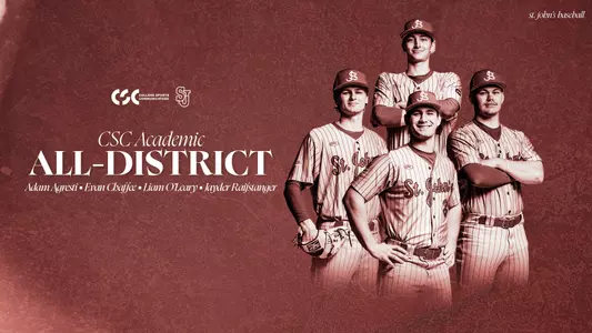 2026 Baseball CSC Academic All-District: Evan Chaffee, Jayder Raifstanger, Adam Agresti and Liam O'Leary