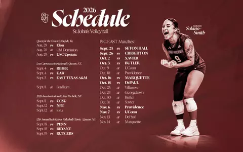 2026 Volleyball Schedule