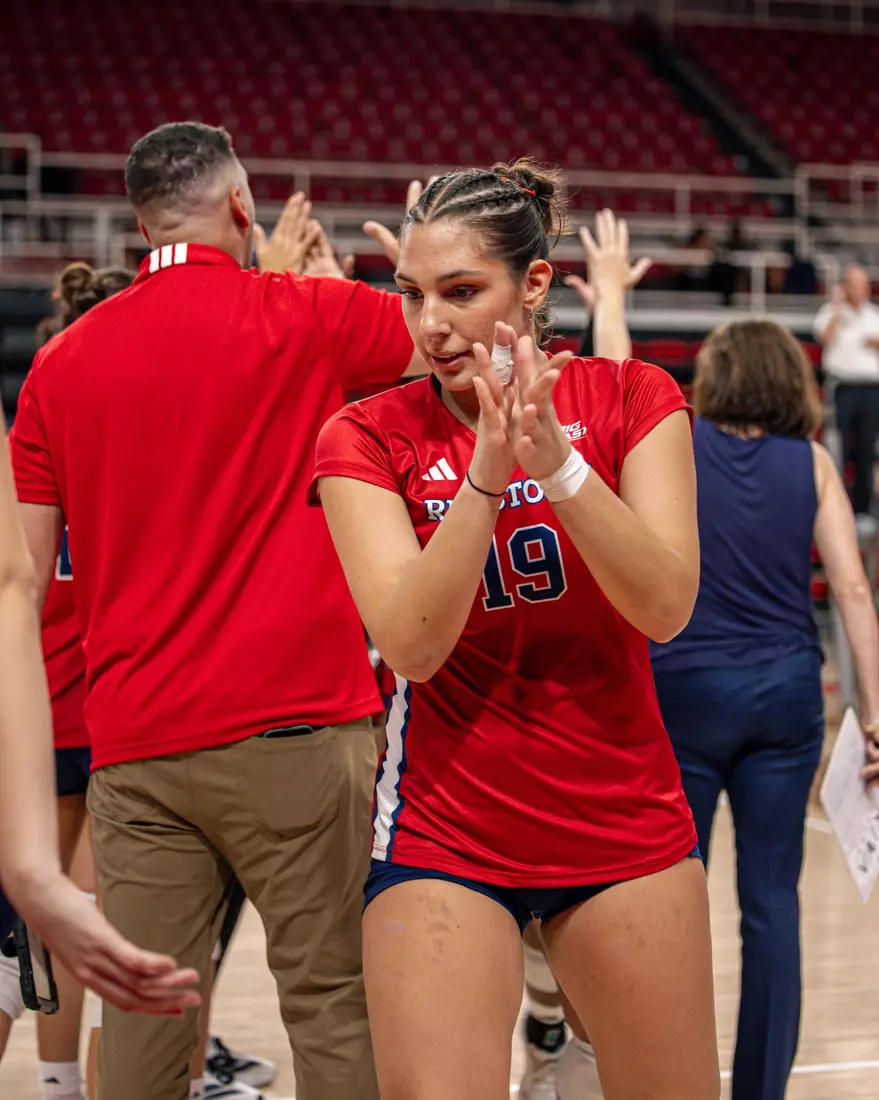 The defense was able to hold Bryant to a .048 hitting percentage and swatted 10.0 total Bulldog shots.