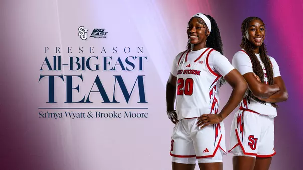 2026-27 WBB Preseason All-BIG EAST: Sa'Mya Wyatt and Brooke Moore