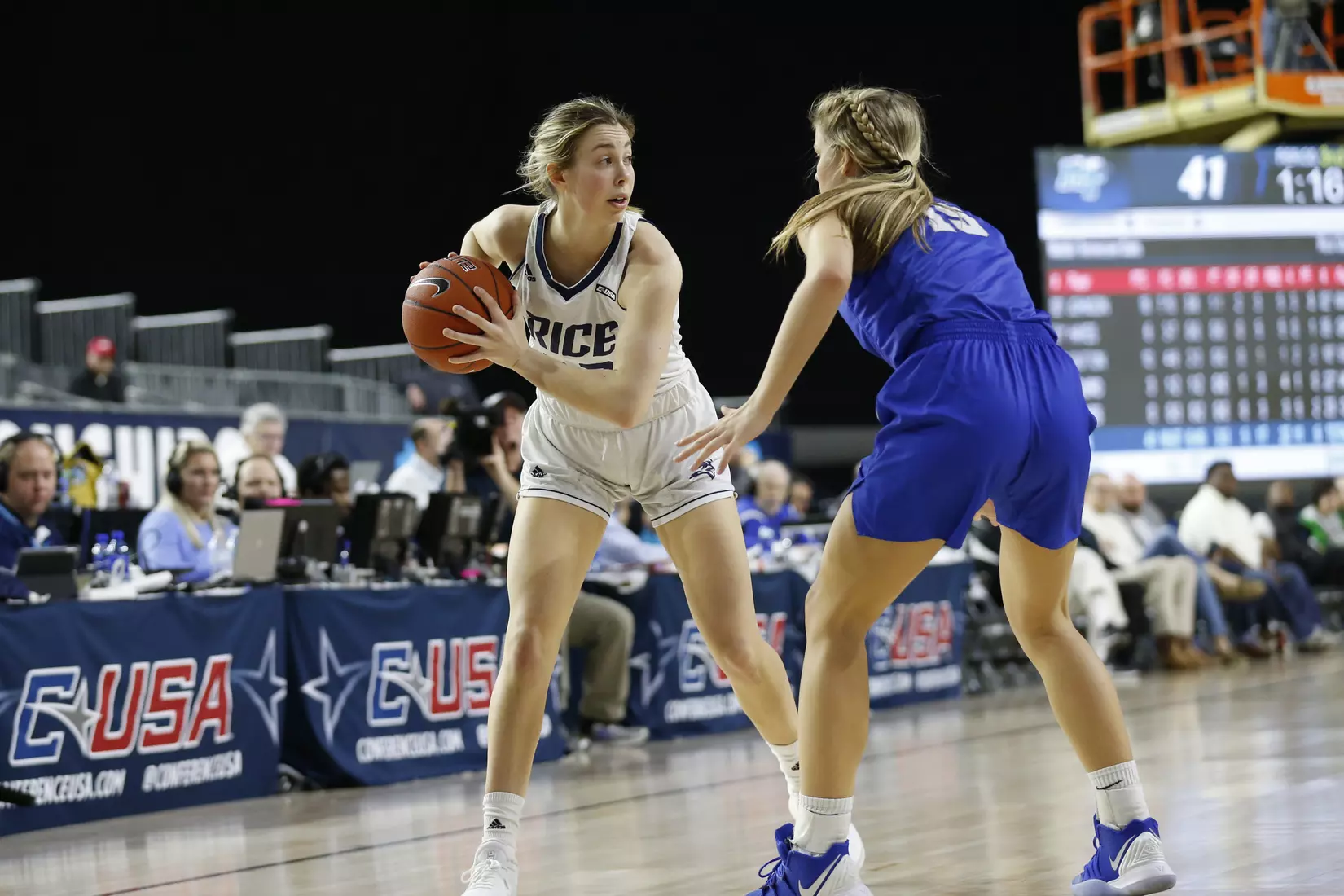The Conference USA basketball tournament semifinals, Friday, March 15, 2019, in Frisco, Texas. (CUSA Photo/Roger Steinman)