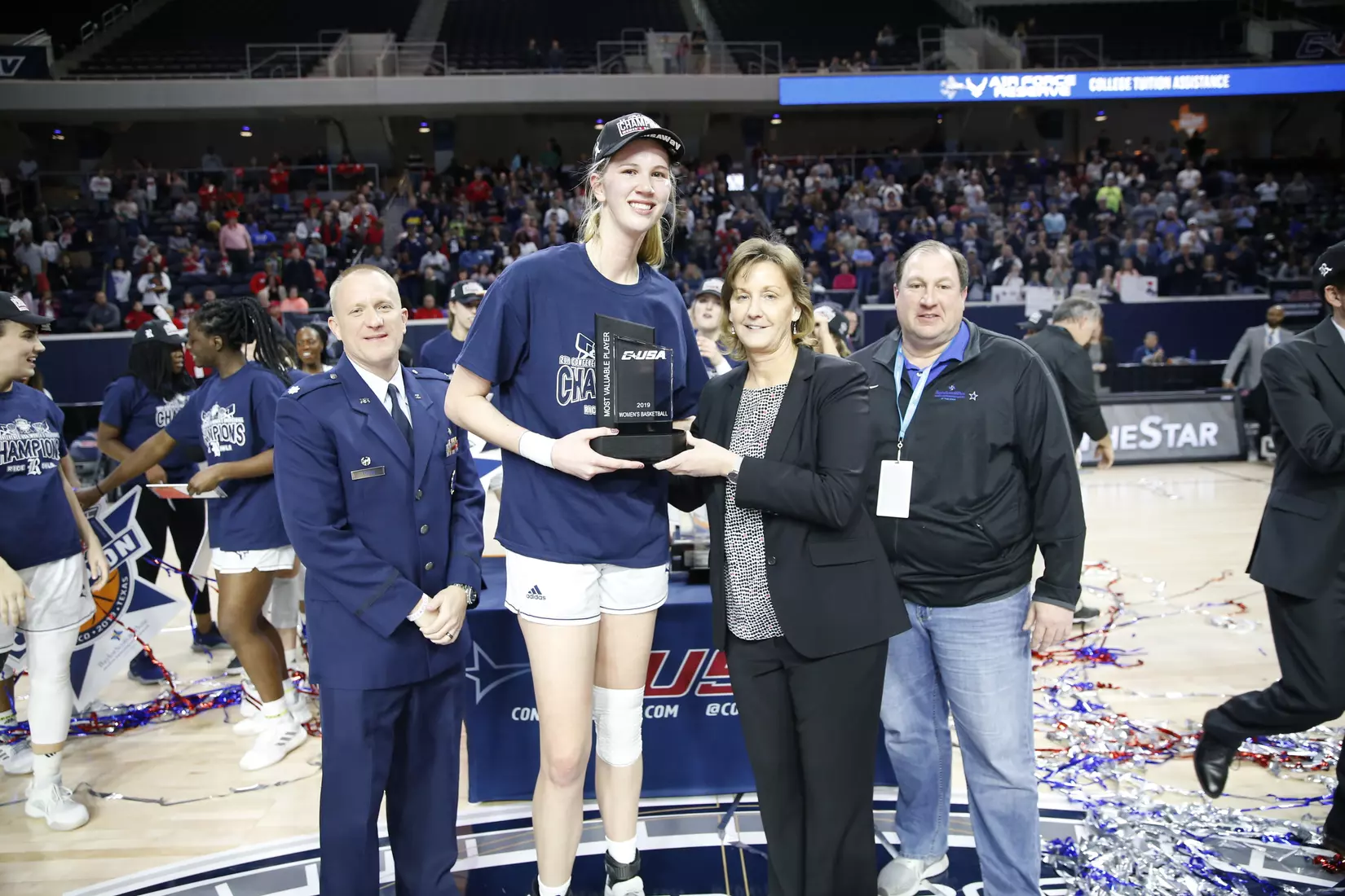 The Conference USA basketball tournament semifinals, Friday, March 15, 2019, in Frisco, Texas. (CUSA Photo/Roger Steinman)