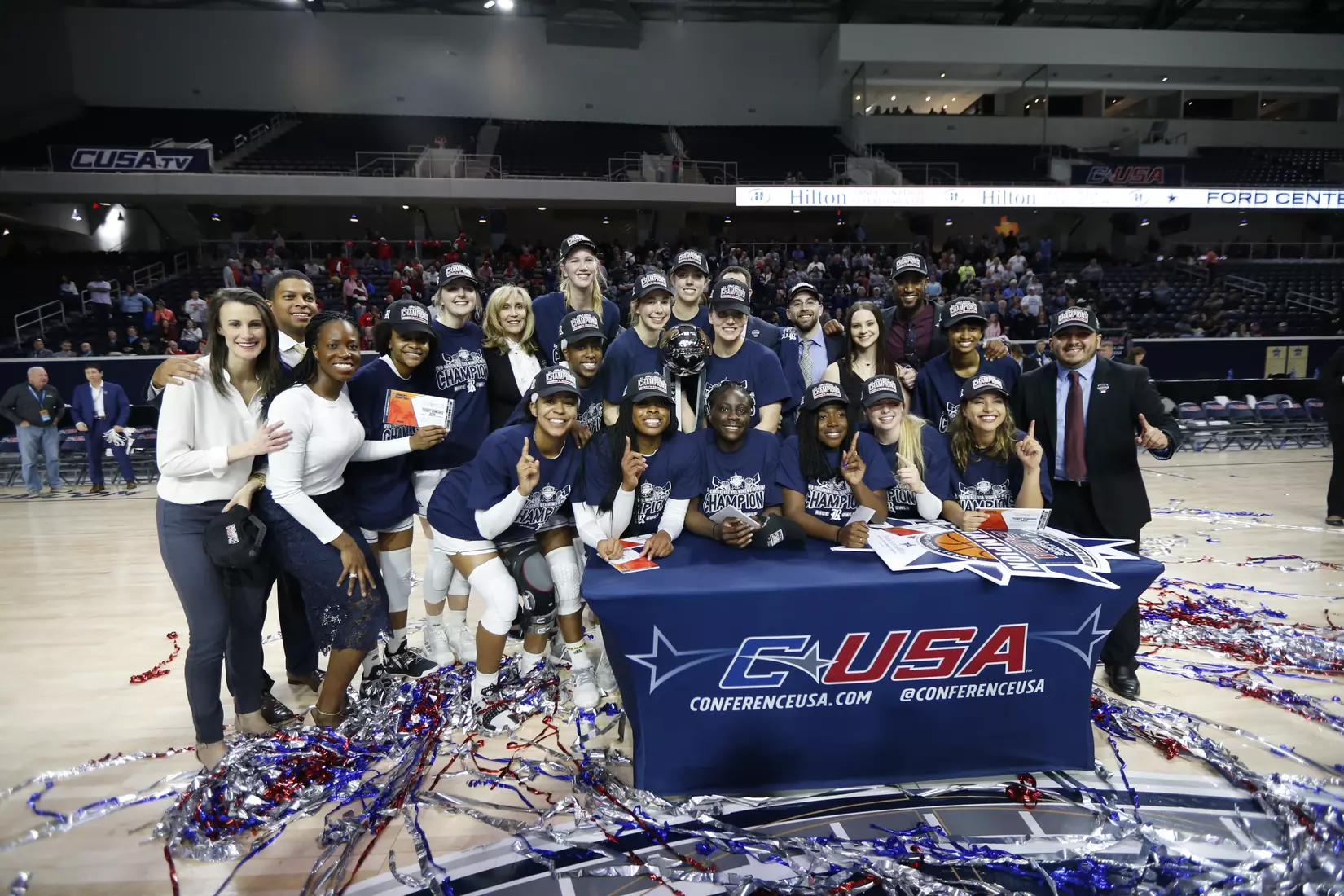 The Conference USA basketball tournament semifinals, Friday, March 15, 2019, in Frisco, Texas. (CUSA Photo/Roger Steinman)