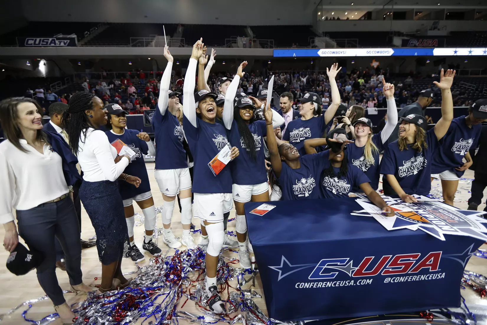 The Conference USA basketball tournament semifinals, Friday, March 15, 2019, in Frisco, Texas. (CUSA Photo/Roger Steinman)
