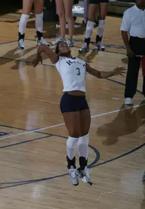 Karyn Morgan had a career high 21 kills against UTEP