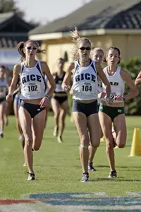Marissa Daniels (l.) and Kate Gorry (middle) led Rice to C-USA title