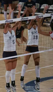 In addition to sharing a pair of blocks, Hoban (left) and Holderness both had triple-doubles at UH.