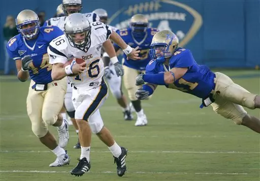 Rice quarterback Chase Clement. (AP Photo/David Crenshaw)