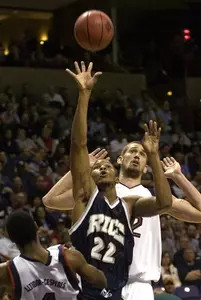 Morris Almond leads Rice in scoring a 18.5 points a game.