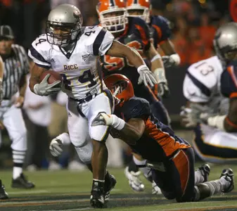 Smith pounded the Miners for 171 yards on 31 carries Saturday night.