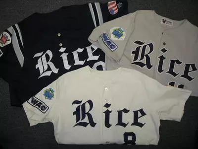 <b>Fans have a chance to get authentic Rice baseball jerseys.</b>