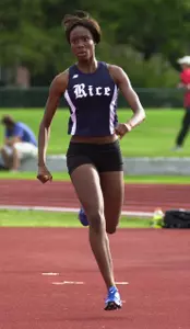 Flo Nwagwu cleared 1.75/5-8.75 Saturday to qualify for the NCAA regional meet