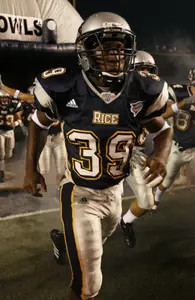 Lloyd took the field with his Owl teammates in the opener against Houston.