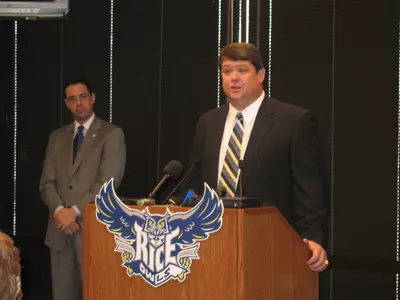 David Bailiff will brief Owls' fans about his first recruiting class on 5:30 next Wednesday