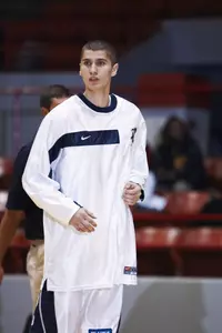 Rice senior forward Paulius Packevicius is averaging a double-double through the first two games of the season.