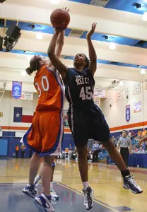 Tiffany Loggins scored a career-high 22 points in Rice's 63-52 win over Navy.