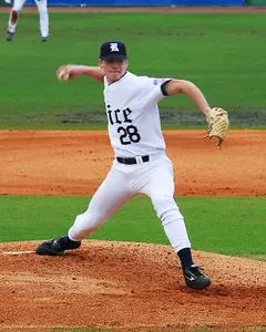 Berry fanned seven in six innings against Baylor