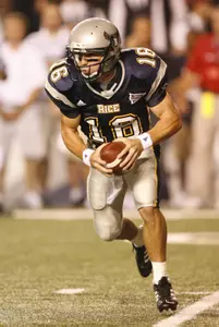Chase Clement and the Owls will play three road games on TV this fall.