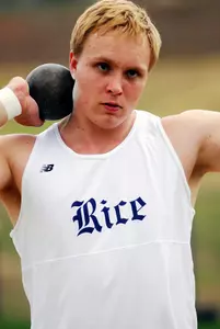 Luke Stadel had a lifetime-best in the shot put