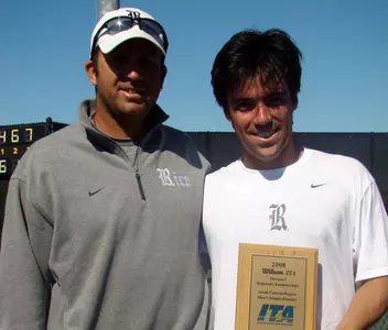 Bruno Rosa fell in three sets to Texas A&M's Conor Pollack.